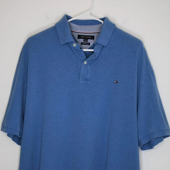 Tommy Hilfiger Mens Polo Shirt Sz XXL Plus Size Classic Fit 100% Cotton Preppy - Picture 2 of 15